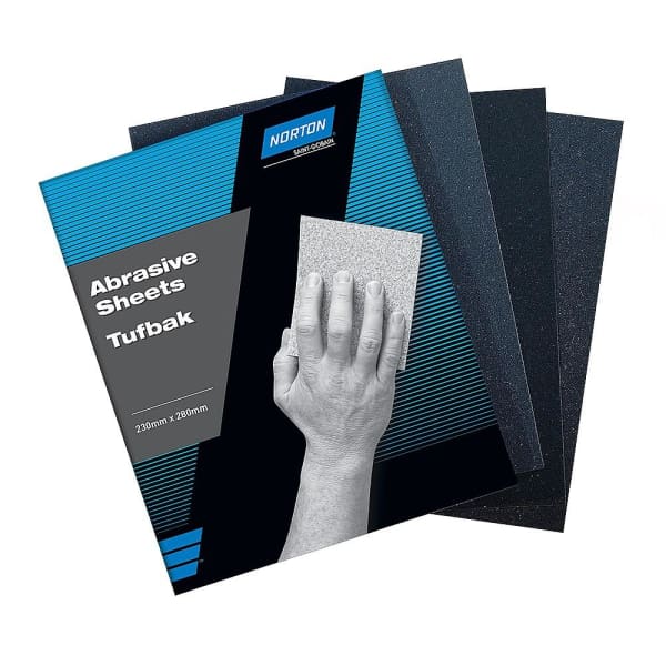 FLEXOVIT WATERPROOF PAPER TUFBAK 2000G 230X280 CC381381 - QWS - Welding Supply Solutions