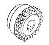 FRONIUS DRIVE GEAR W/ KEYWAY 4ROLL - QWS - Welding Supply Solutions