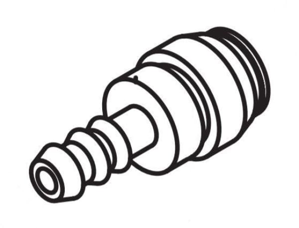 FRONIUS WATER FITTING BARB W/ O'RING - QWS - Welding Supply Solutions