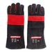 GLOVES BLACK & RED PAIR OF LEFTIES HEAVY DUTY WELDMAX 16" - QWS - Welding Supply Solutions