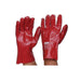 GLOVES RED RUBBER ACID RESISTANT PVC 27CM - QWS - Welding Supply Solutions
