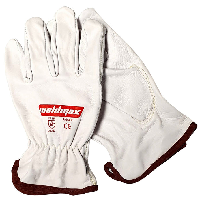 GLOVES RIGGERS WELDMAX SIZE: 10 (LARGE) 500/WRL - QWS - Welding Supply Solutions