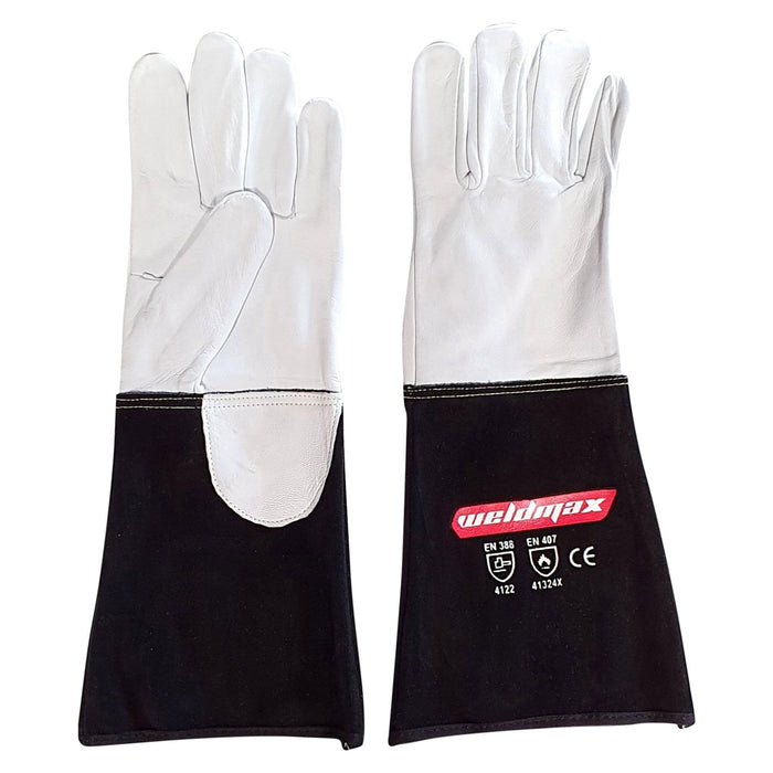 GLOVES TIG WELDING GLOVE PREMIUM WELDMAX 16"/400MM TIG/16 - QWS - Welding Supply Solutions