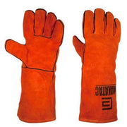 GLOVES WELDING WAKATAC RED LEATHER 406MM LONG - QWS - Welding Supply Solutions