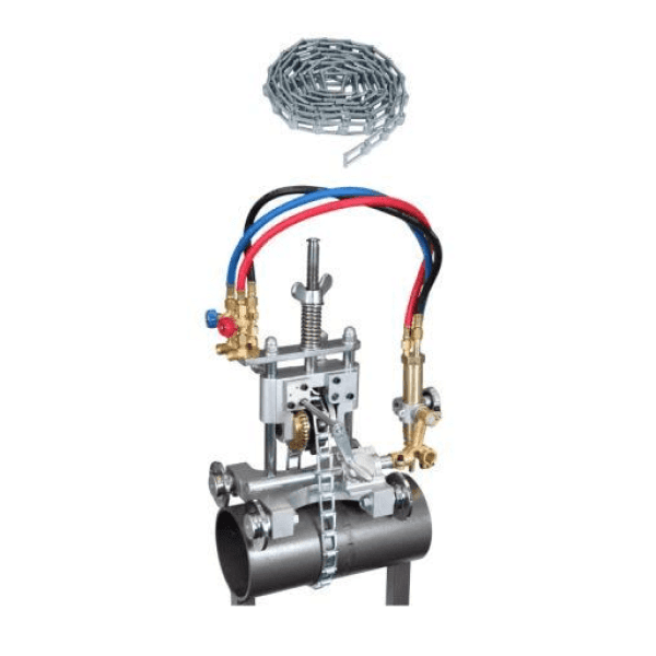 HAND PIPE CUTTING MACHINE INC 2.4M CHAIN - QWS - Welding Supply Solutions