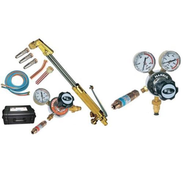 HARRIS FABRICATORS OXY/LPG KIT IN CASE (SIDE INLET) - QWS - Welding Supply Solutions