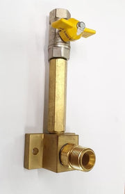 HARRIS H47 MOUNT BRACKET WITH ISOLATION VALVE (0607) - QWS - Welding Supply Solutions