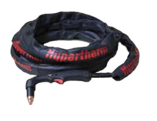 HYPERTHERM BLACK LEATHER SHEATH CABLE COVER WITH VELCRO 7.6M - QWS - Welding Supply Solutions