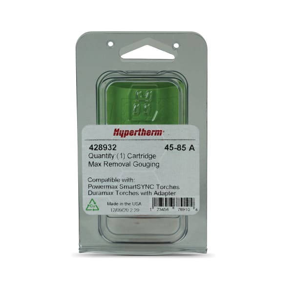 HYPERTHERM SMARTSYNC CARTRIDGE 45-85A MAX REMOVAL GOUGING - QWS - Welding Supply Solutions