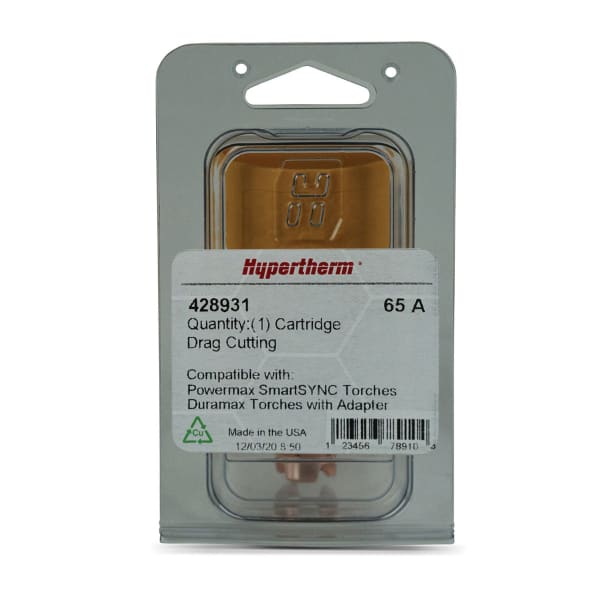 HYPERTHERM SMARTSYNC CARTRIDGE 65A DRAG NOZZLE - QWS - Welding Supply Solutions