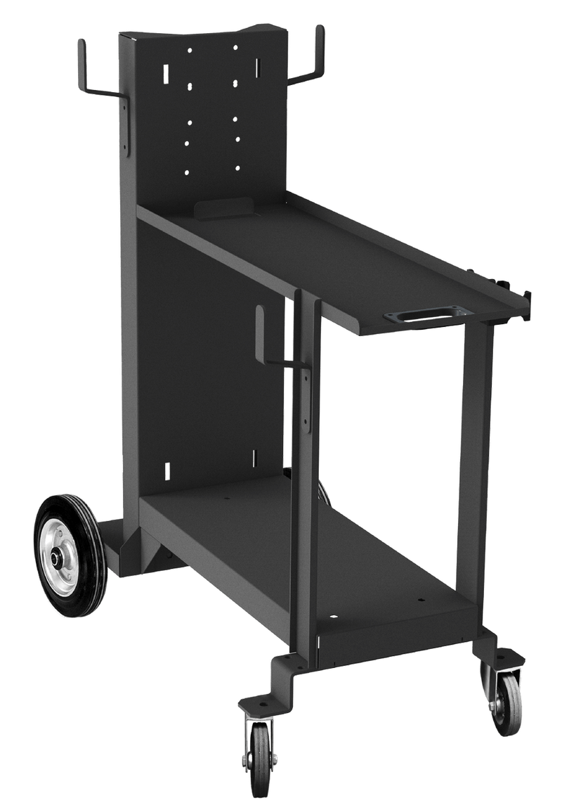 WELDMAX PLATFORM TROLLEY W/ SHELF & CYLINDER HOLDER - QWS - Welding Supply Solutions