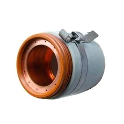 HYPERTHERM SHIELD CAP:HYPRO2000 O2/AIR CLOCKWISE W IHS TAB