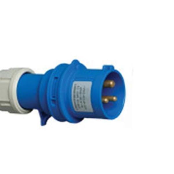 INLINE MAINS PLUG 32A 240V, EURO STYLE - QWS - Welding Supply Solutions