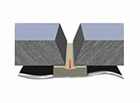 KATBAK CERAMIC BACKING BAR 1X1 TILE 1/4 GROOVE