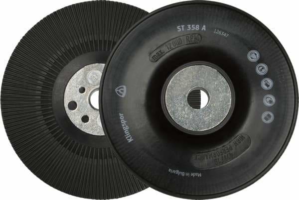 KLINGSPOR BACKING PAD 125MM M14 RIBBED - QWS - Welding Supply Solutions