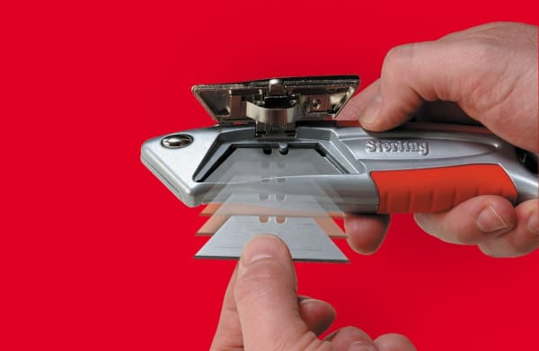 KNIFE SILVER/RED - QWS - Welding Supply Solutions