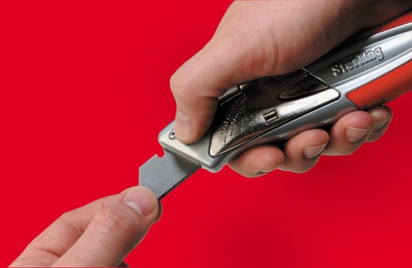 KNIFE SILVER/RED - QWS - Welding Supply Solutions