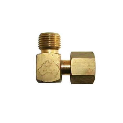L/H 90DEG MALE TO FEMALE ADAPTOR - QWS - Welding Supply Solutions