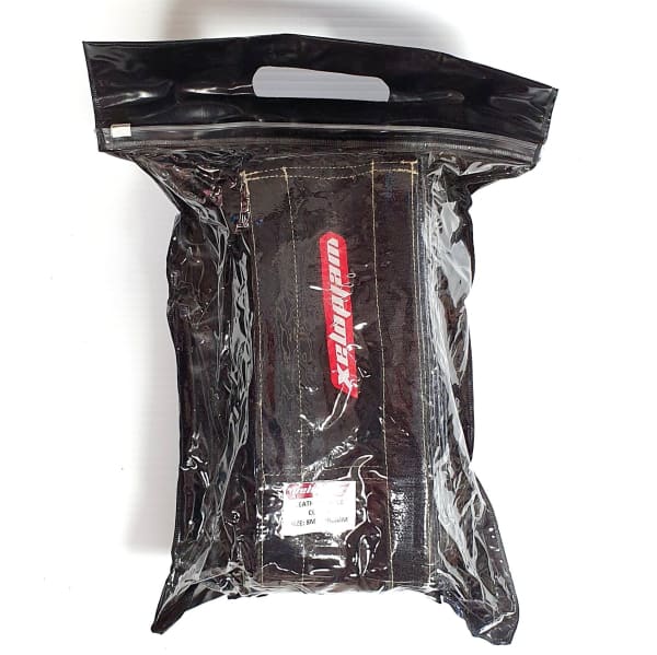 LEATHER CABLE COVER 8M X 100MM VELCRO - QWS - Welding Supply Solutions