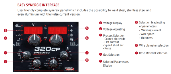 LINCOLN SPEEDTEC 320CP COMPACT PULSE MIG PACKAGE - QWS - Welding Supply Solutions