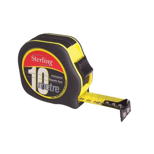 MEASURING TAPE - STERLING 10M X 25MM METRIC - QWS - Welding Supply Solutions