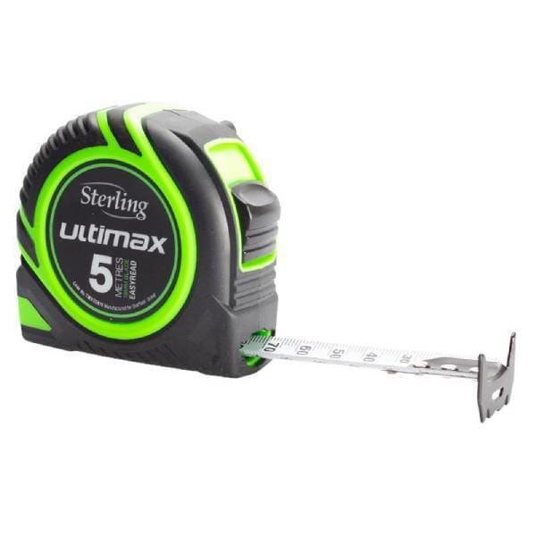 MEASURING TAPE - STERLING 5M X 19MM METRIC - QWS - Welding Supply Solutions
