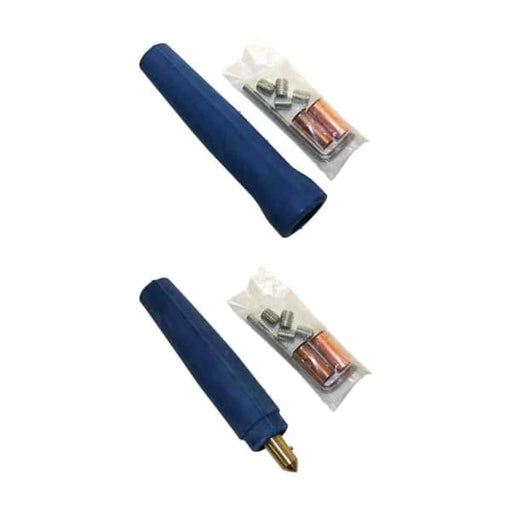 MECHCONNECTOR PAIR 300A BLUE - QWS - Welding Supply Solutions