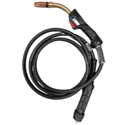 MIG TORCH MB24 3MTR 240AMP  BINZEL STYLE BLACK - QWS - Welding Supply Solutions