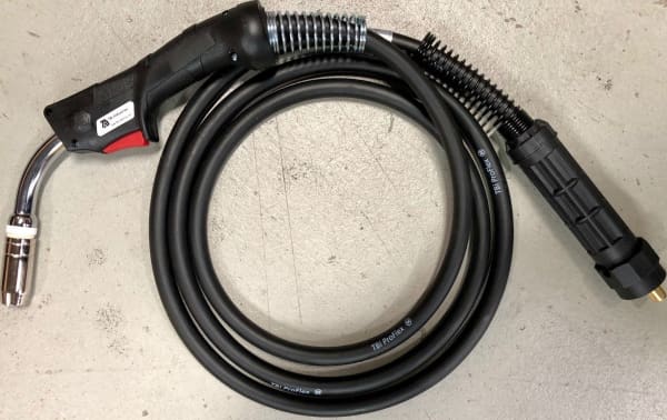 MIG TORCH MB25 3MTR 200AMP  BINZEL STYLE BLACK TBI - QWS - Welding Supply Solutions