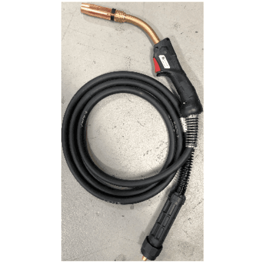 MIG TORCH MB36 4MTR 360AMP  BINZEL STYLE BLACK - QWS - Welding Supply Solutions