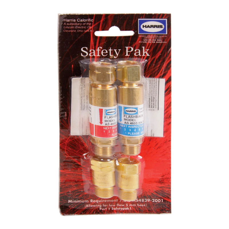 HARRIS FBA & STOP VALVE SET OXY/FUEL COMET COMPATIBLE 5/8 - QWS - Welding Supply Solutions