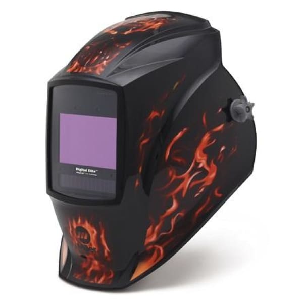 MILLER ELITE DIGITAL HELMET - INFERNO (OLD P/N 257217) - QWS - Welding Supply Solutions