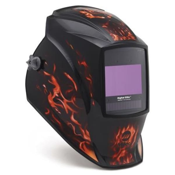 MILLER ELITE DIGITAL HELMET - INFERNO (OLD P/N 257217) - QWS - Welding Supply Solutions