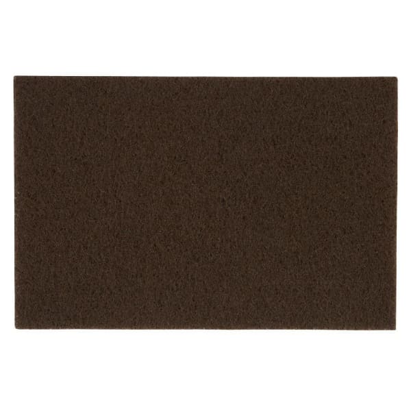 NORTON BEAR-TEX SCOTCHBRITE PAD BROWN MEDIUM CX310832 - QWS - Welding Supply Solutions
