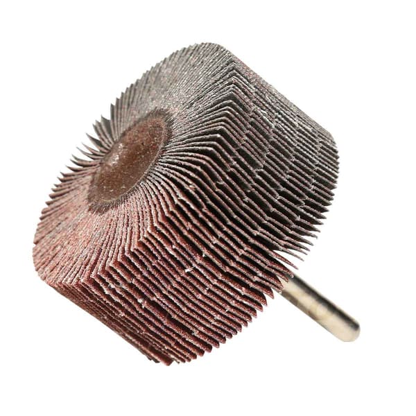 NORTON FLAP WHEEL 60X30MM P60 6MM SPINDLE CK382515 - QWS - Welding Supply Solutions