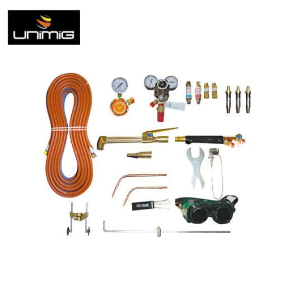 OXY/LPG CUTTING KIT WITH FB ARRESTORS, GUIDES & REGULATORS - QWS - Welding Supply Solutions