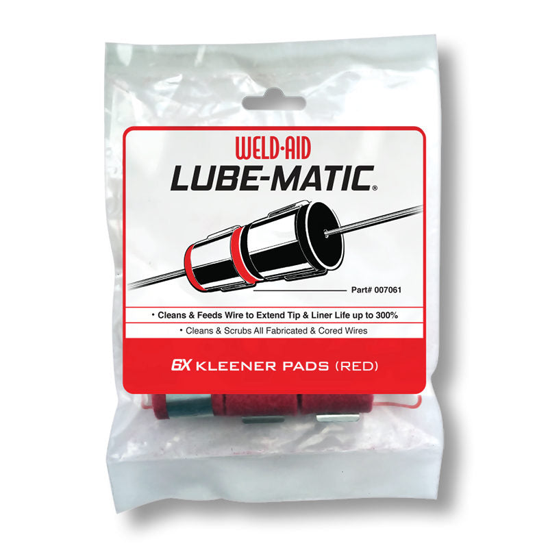WELDAID LUBE PADS - RED, PACKET OF 6 - QWS - Welding Supply Solutions