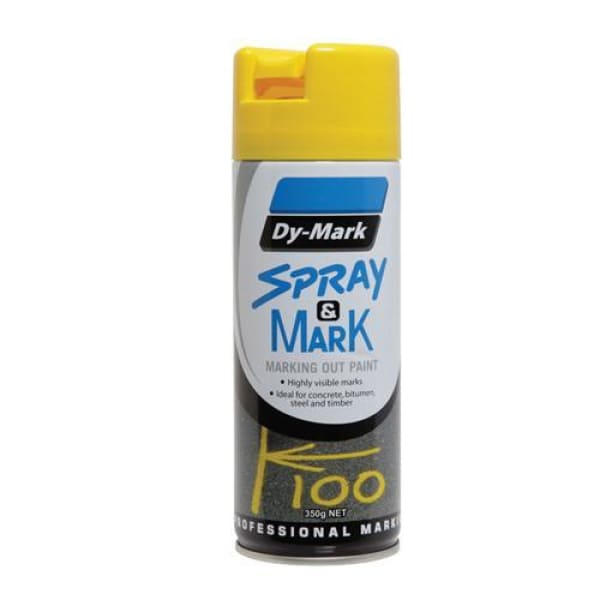 PAINT SPRAY N MARK YELLOW 350G AEROSOL - QWS - Welding Supply Solutions