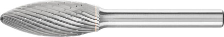 PFERD TUNGSTEN CARBIDE BURR FLAME SHAPE SH-5 B 12.7X31.7X6.3 - QWS - Welding Supply Solutions