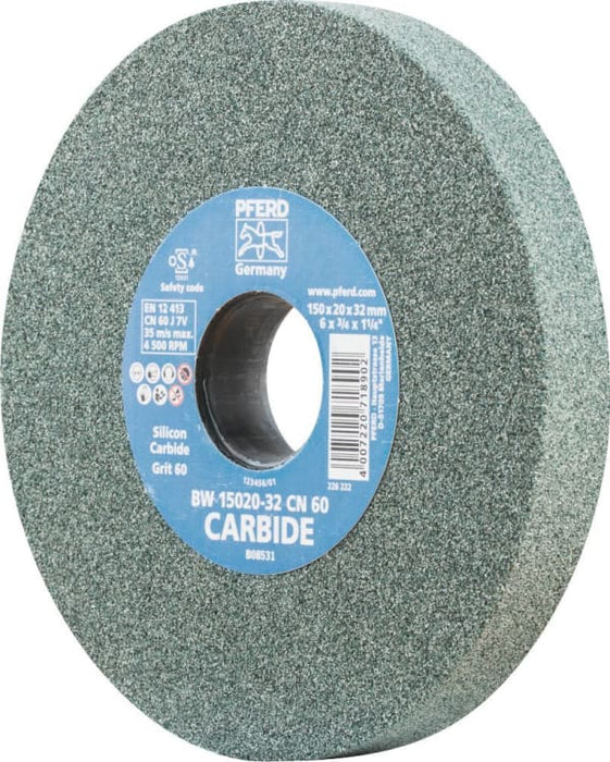 PFERD BENCH GRINDING WHEEL 150 X 20 60GRIT - QWS - Welding Supply Solutions