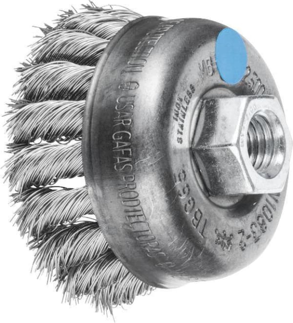 PFERD BRUSH CUP 65MM TWIST INOX M14 STAINLESS STEEL TBG 65 - QWS - Welding Supply Solutions