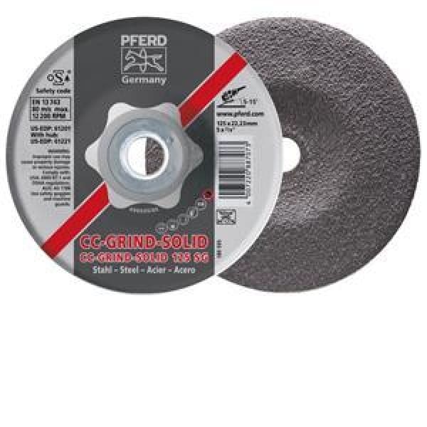 PFERD CC GRIND SOLID DISC 100MM SG STEEL - QWS - Welding Supply Solutions