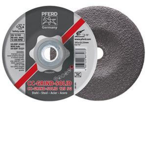 PFERD CC GRIND SOLID DISC 100MM SG STEEL - QWS - Welding Supply Solutions