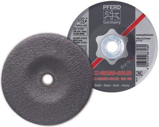 PFERD CC GRIND SOLID DISC 115MM SG STEEL - QWS - Welding Supply Solutions