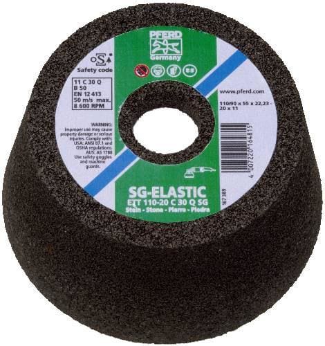 PFERD CUP WHEEL STONE 50ETT 110-20SG/23 - QWS - Welding Supply Solutions
