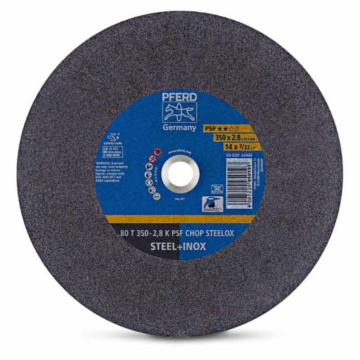 PFERD CUTTING DISC GP 80T 350X2.8 STEELOX 25.4 - QWS - Welding Supply Solutions