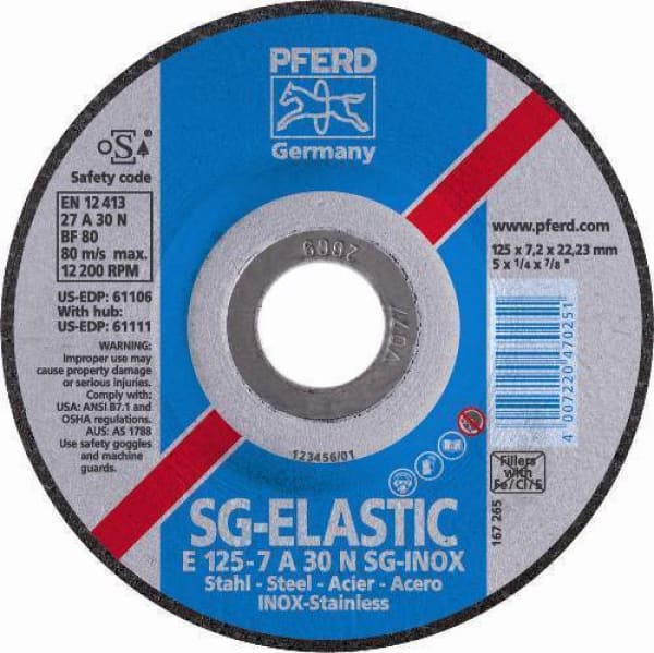 PFERD GRINDING DISC 125X4.0MM PREMIUM IN - QWS - Welding Supply Solutions