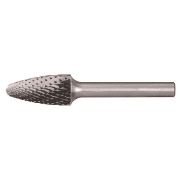 PFERD TUNGSTEN CARBIDE BURR TC-F1458-4 TREE RADIUS - QWS - Welding Supply Solutions