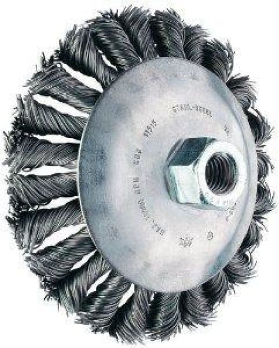 PFERD TWIST FLARECUP BRUSH 125MM M14 STL - QWS - Welding Supply Solutions