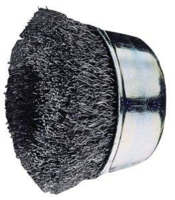 PFERD WIRE BRUSH CRIMPED 100MM M14 CUP - QWS - Welding Supply Solutions